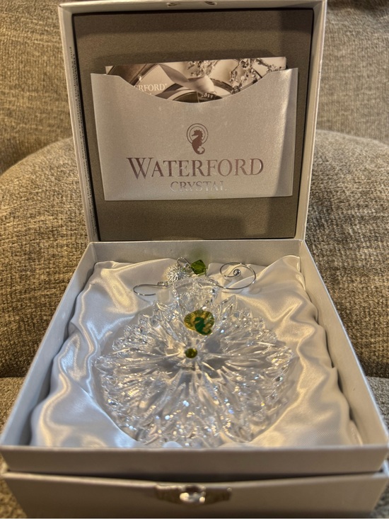 Waterford Other - Waterford Crystal Snowflake Wishes Prosperity Christmas Ornament 2019